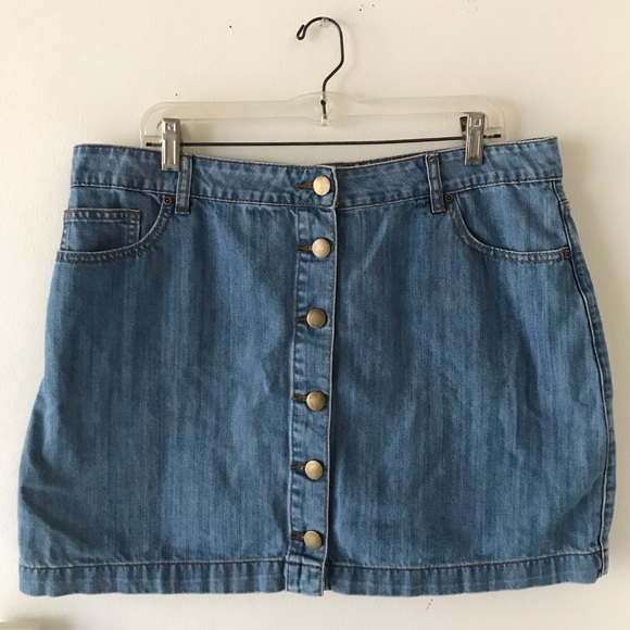 Forever 21 Dresses & Skirts - — FOREVER 21 - PLUS - SIZE 14 - JEAN SKIRT
